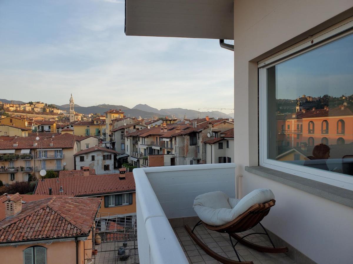 "La Me Ca" Intero Appartamento In Centro Con Vista Sui Colli Bergamo Exteriér fotografie